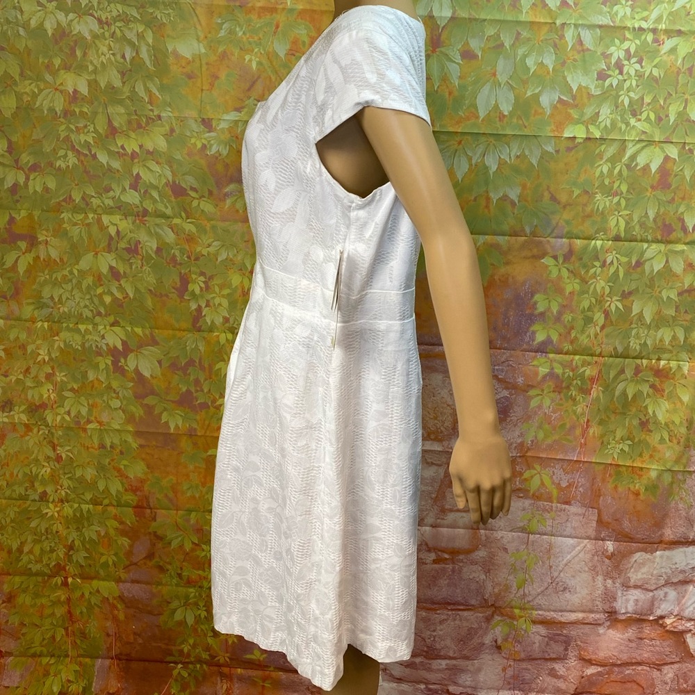 Danny & Nicole Textured Cotton Dress - Picture 4 of 12